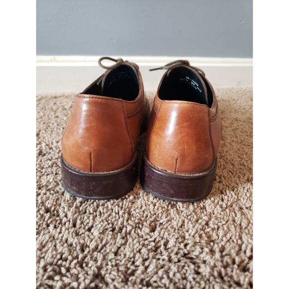 J Murphy derby oxford cap toe leather lace up brown casual mens 9 main image 7